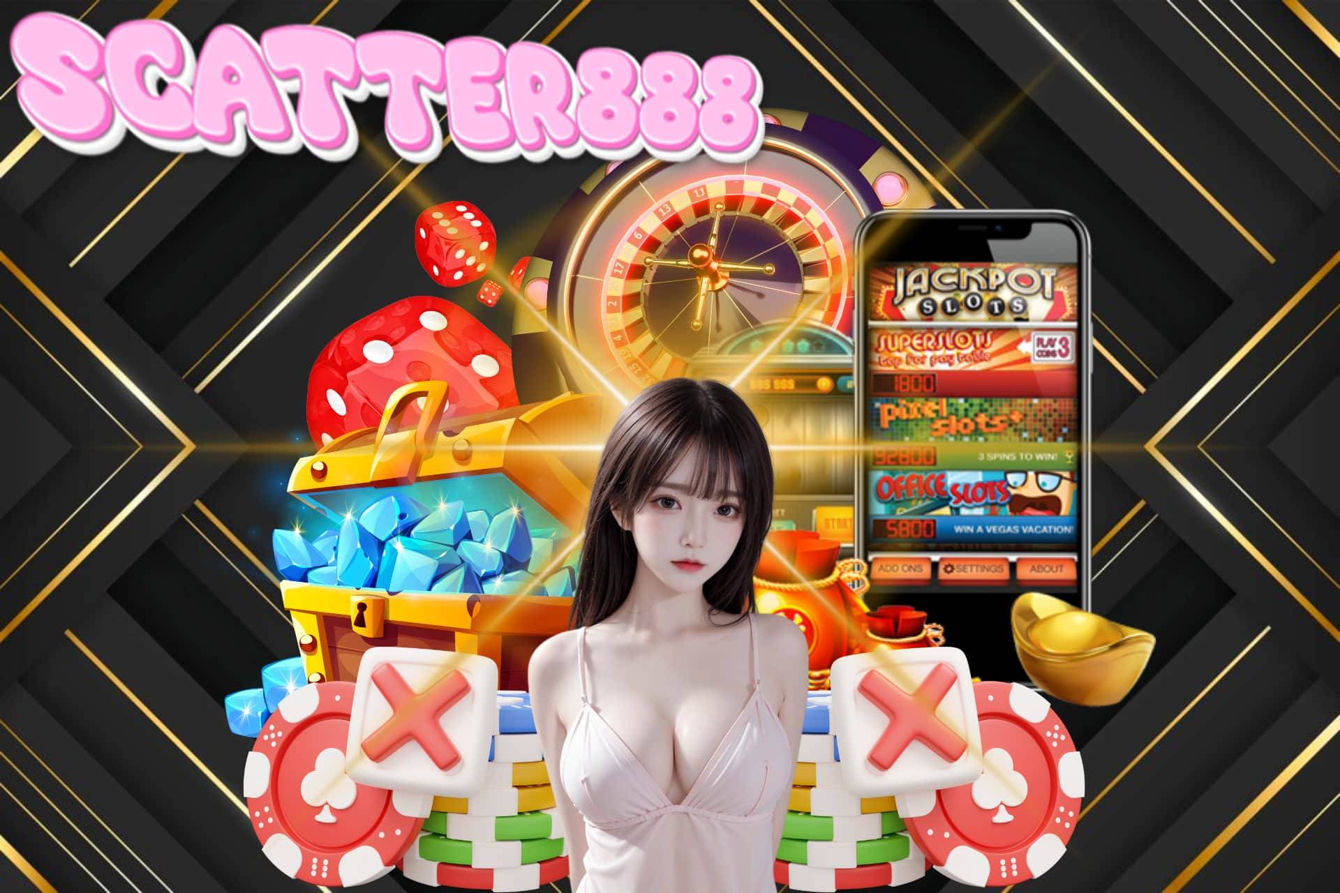 scatter 888